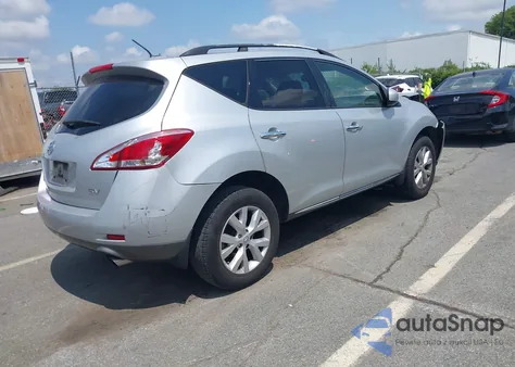 2013 Nissan Murano Sv из США, поврежденный, VIN JN8AZ1MU4DW213022